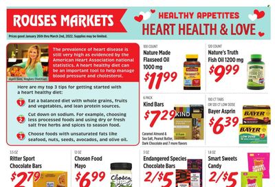 Rouses Markets (AL, LA, MS) Weekly Ad Flyer January 27 to February 3