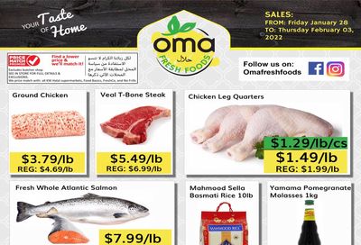 Oma Fresh Foods Flyer January 28 to February 3
