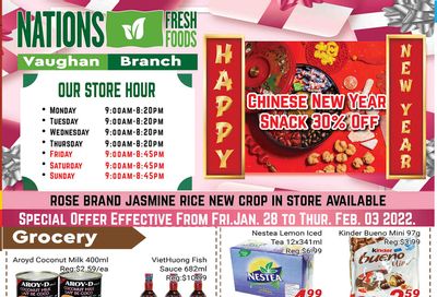 Nations Fresh Foods (Vaughan) Flyer January 28 to February 3