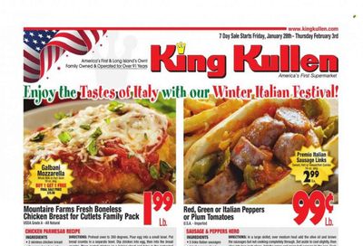 King Kullen (NY) Weekly Ad Flyer January 27 to February 3