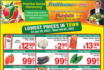 Fruiticana (Edmonton) Flyer January 28 to February 3