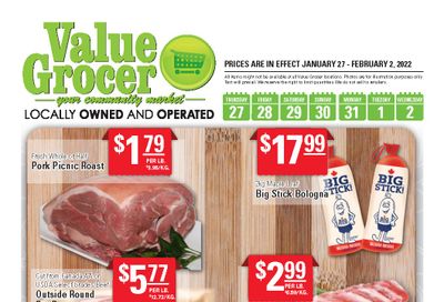 Value Grocer Flyer January 27 to February 2