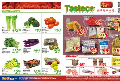 Tasteco Supermarket Flyer January 28 to February 3