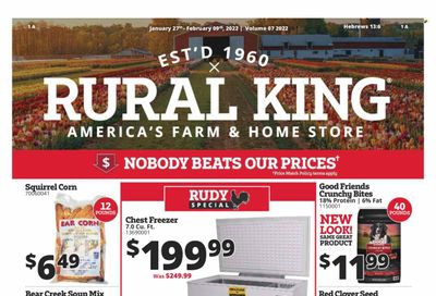 Rural King Weekly Ad Flyer January 29 to February 5