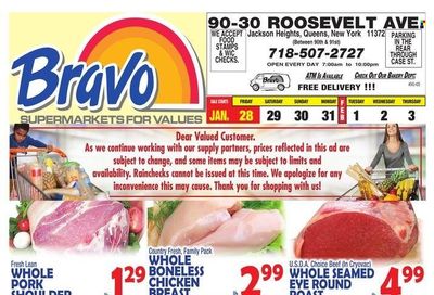 Bravo Supermarkets (CT, FL, MA, NJ, NY, PA) Weekly Ad Flyer January 29 to February 5