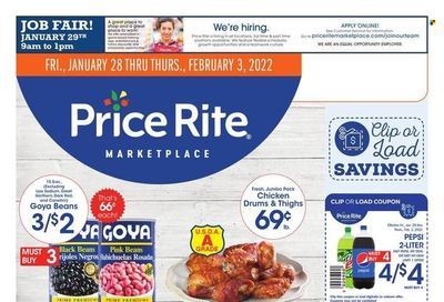 Price Rite (CT, MA, MD, NH, NJ, NY, PA, RI) Weekly Ad Flyer January 29 to February 5