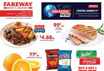 Fareway (IA) Weekly Ad Flyer January 31 to February 7