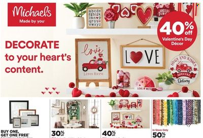 Michaels Weekly Ad Flyer January 31 to February 7