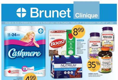 Brunet Clinique Flyer February 3 to 16