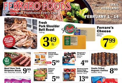 Ferraro Foods Flyer February 1 to 14