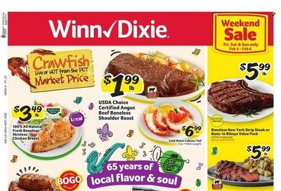 Winn Dixie (AL, FL, GA, LA) Weekly Ad Flyer February 1 to February 8