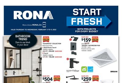 Rona (Atlantic) Flyer February 3 to 9