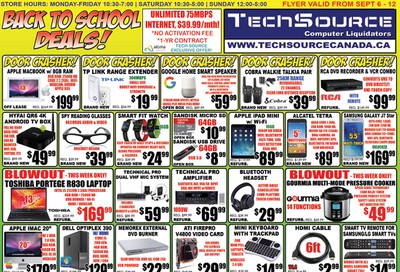TechSource Flyer September 6 to 12