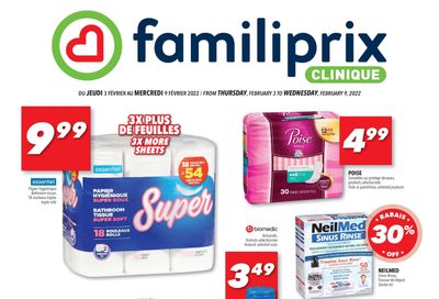 Familiprix Clinique Flyer February 3 to 9