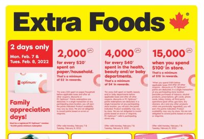 Extra Foods Flyer February 3 to 9