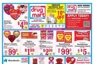 Discount Drug Mart (OH) Weekly Ad Flyer February 2 to February 9