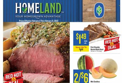 Homeland (OK, TX) Weekly Ad Flyer February 2 to February 9