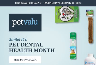 Pet Valu (ON) Flyer February 3 to 16