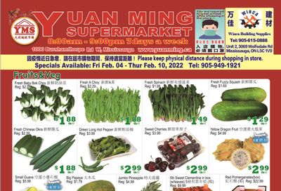 Yuan Ming Supermarket Flyer February 4 to 10