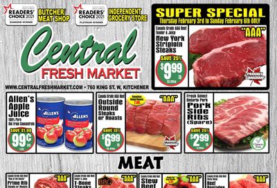 Central Fresh Market Flyer February 3 to 10