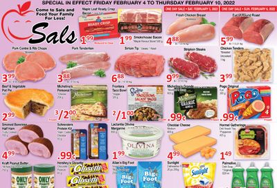 Sal's Grocery Flyer February 4 to 10