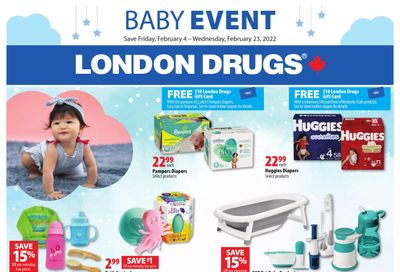 London Drugs Baby Savings Event Flyer February 4 to 23