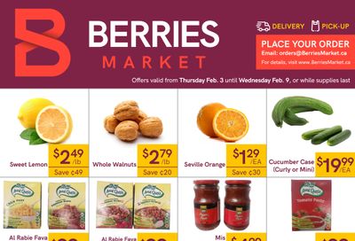 Berries Market Flyer February 3 to 9
