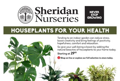 Sheridan Nurseries Flyer February 3 to March 2