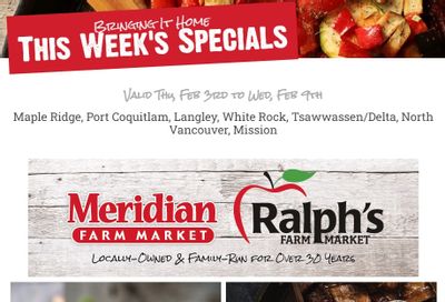 Meridian Farm Market Flyer February 3 to 9