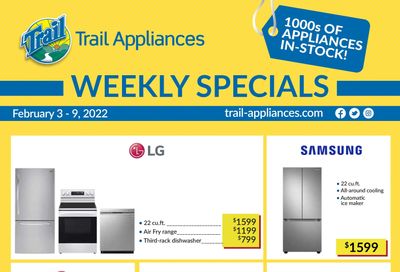 Trail Appliances (AB & SK) Flyer February 3 to 9