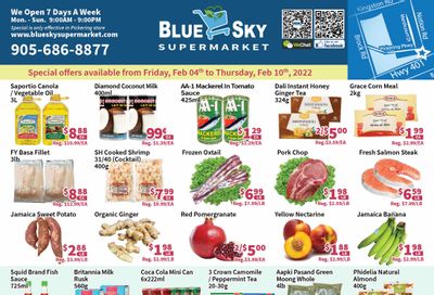 Blue Sky Supermarket (Pickering) Flyer February 4 to 10