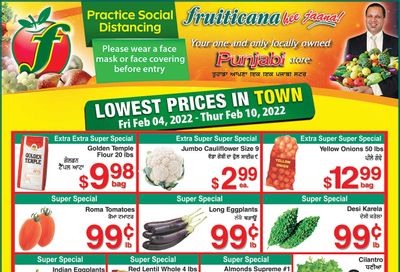 Fruiticana (Kelowna) Flyer February 4 to 10