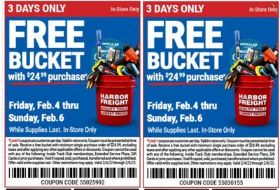 Harbor Freight Weekly Ad Flyer February 6 to February 13