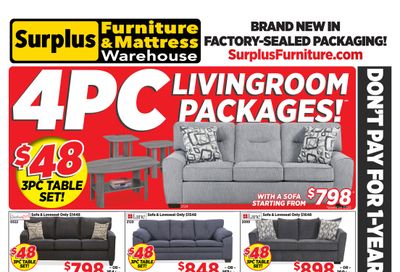 Surplus Furniture & Mattress Warehouse (Winnipeg) Flyer February 7 to 27