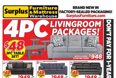 Surplus Furniture & Mattress Warehouse (St. John's) Flyer February 7 to 27