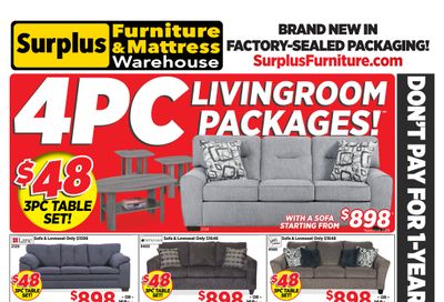 Surplus Furniture & Mattress Warehouse (Saskatoon) Flyer February 7 to 27