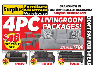 Surplus Furniture & Mattress Warehouse (Edmonton) Flyer February 7 to 27