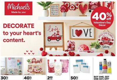 Michaels Weekly Ad Flyer February 7 to February 14