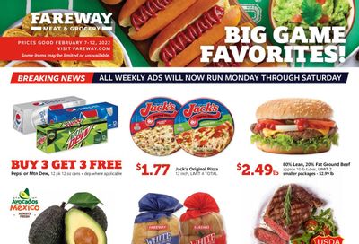 Fareway Weekly Ad Flyer February 7 to February 14