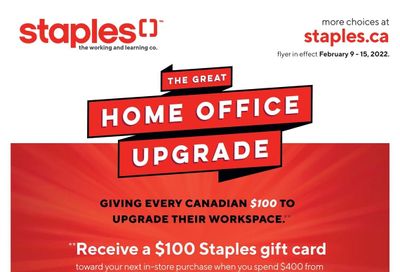 Staples Flyer February 9 to 15