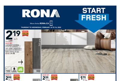 Rona (West) Flyer February 10 to 16