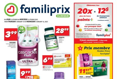 Familiprix Clinique Flyer February 10 to 16