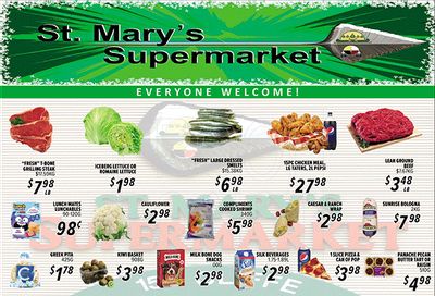 St. Mary's Supermarket Flyer February 9 to 15