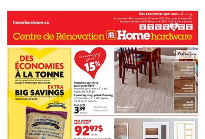 Home Hardware Building Centre (QC) Flyer February 10 to 16