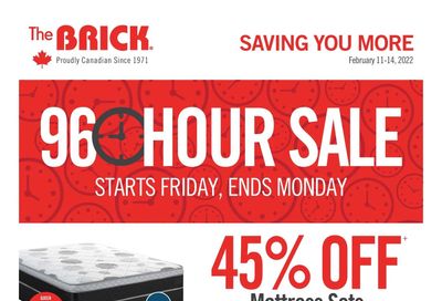 The Brick 96-Hour Sale Flyer February 11 to 14