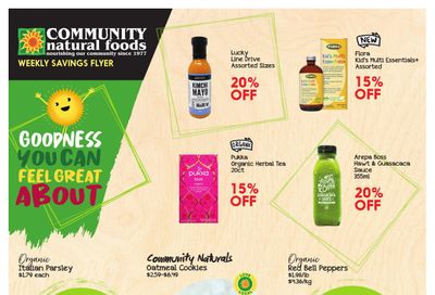 Community Natural Foods Flyer February 10 to 16