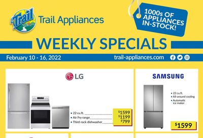Trail Appliances (AB & SK) Flyer February 10 to 16