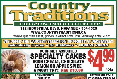 Country Traditions Flyer February 10 to 17