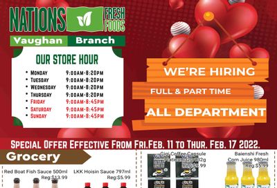 Nations Fresh Foods (Vaughan) Flyer February 11 to 17