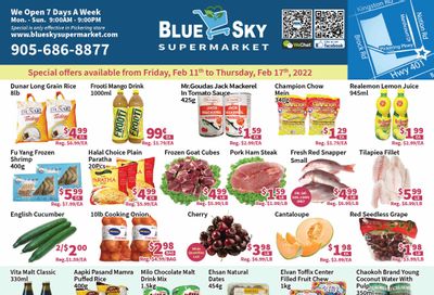 Blue Sky Supermarket (Pickering) Flyer February 11 to 17